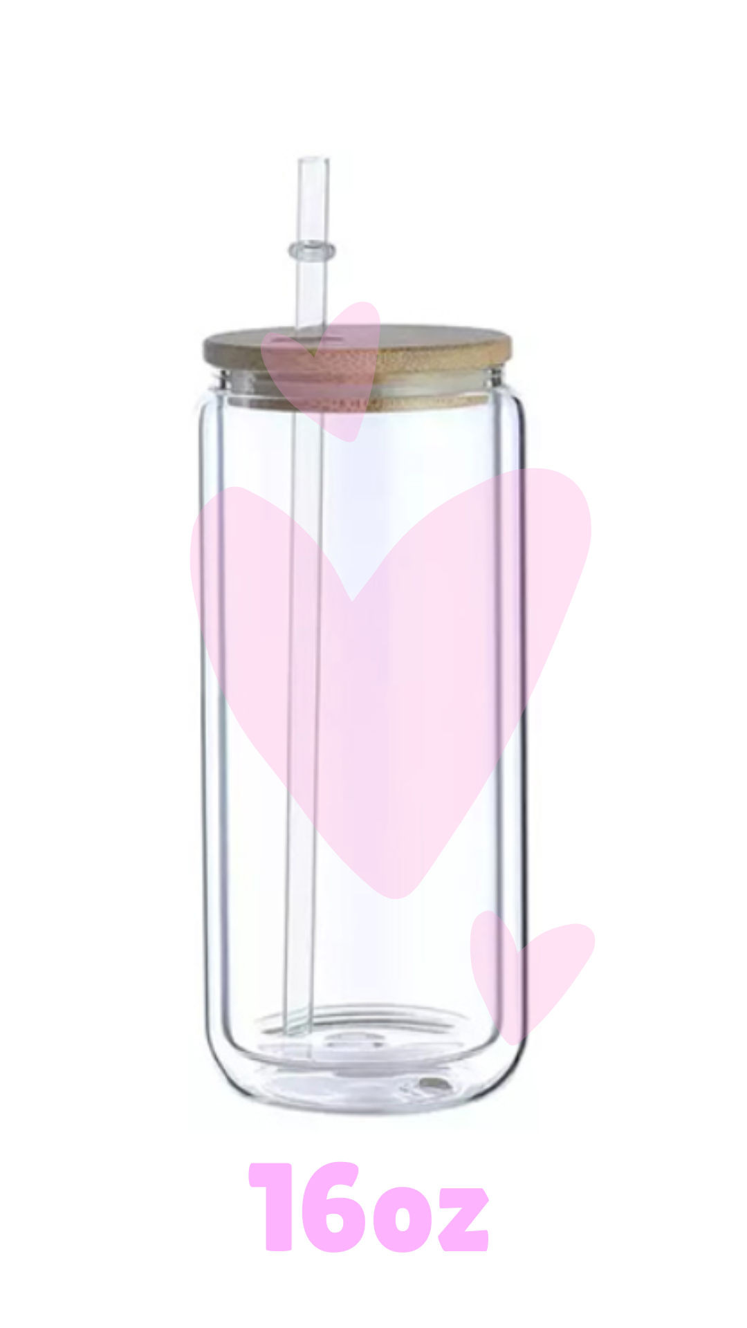16oz Snow Globe Glass