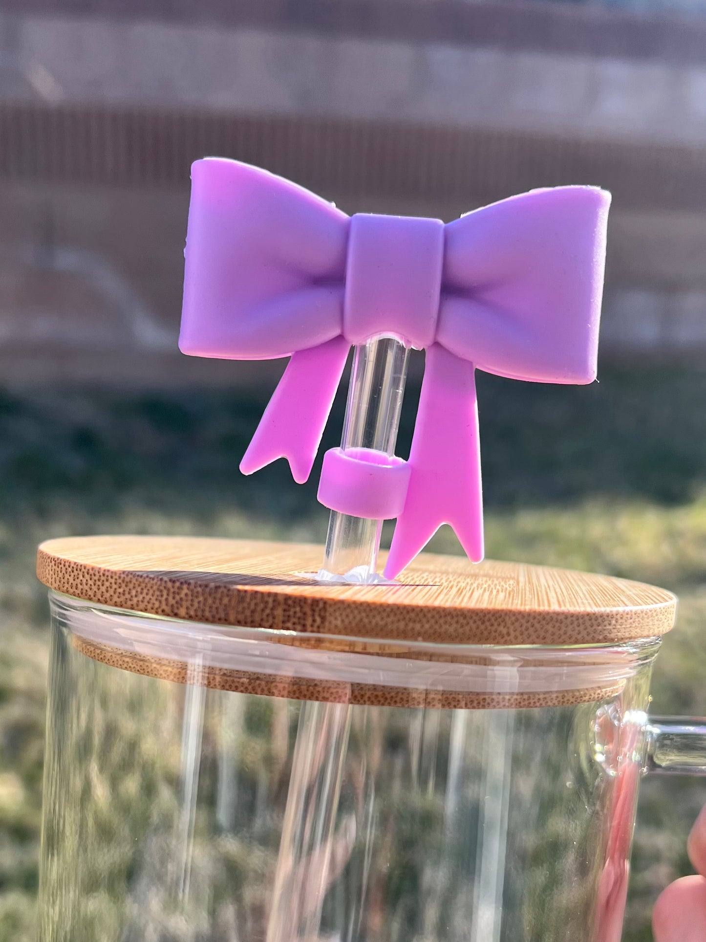 Bow Straw Topper