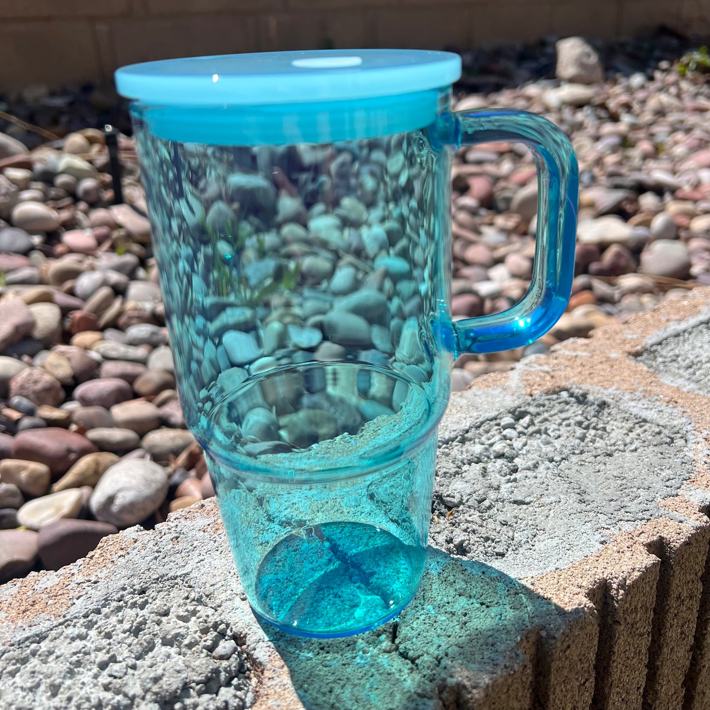 20oz Color Glass with Handle