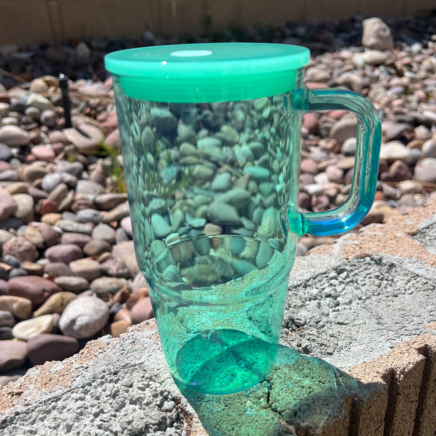 20oz Color Glass with Handle