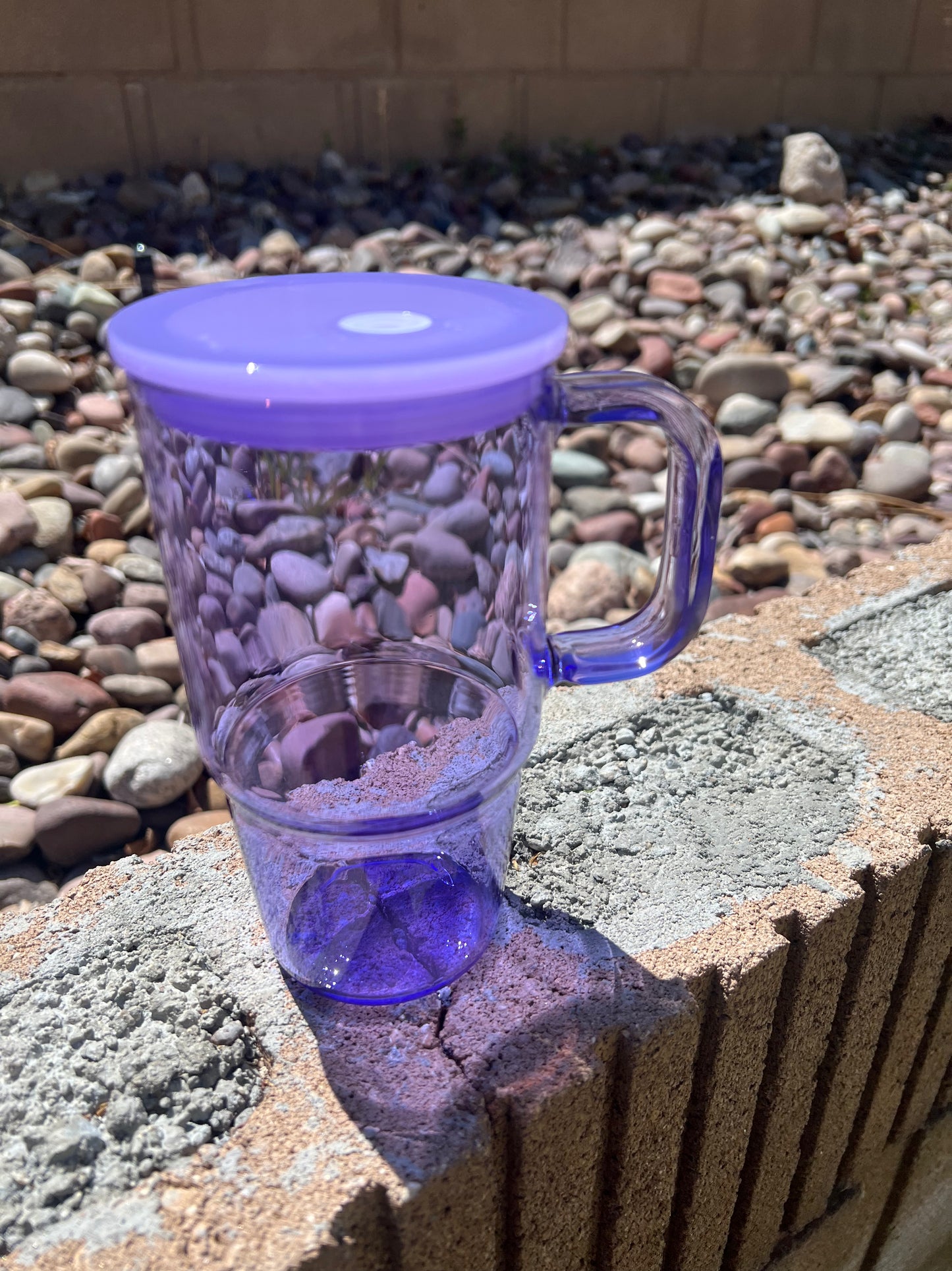 20oz Color Glass with Handle
