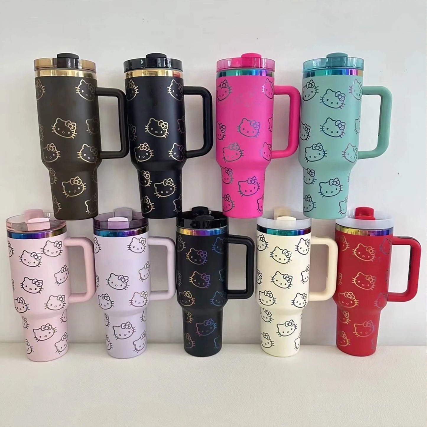 All Colors - 40oz Stainless Steel Hello Kitty Tumbler